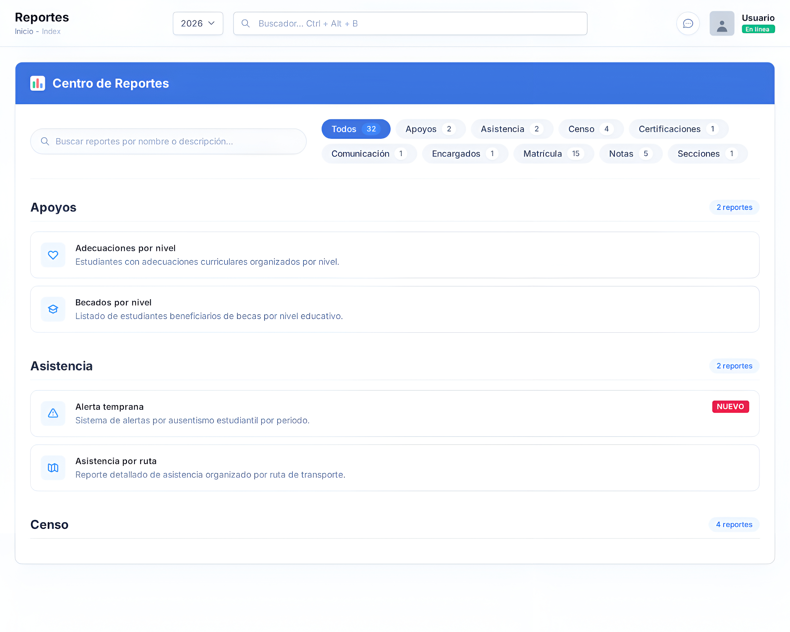 Software para colegios - sistema de gestión escolar